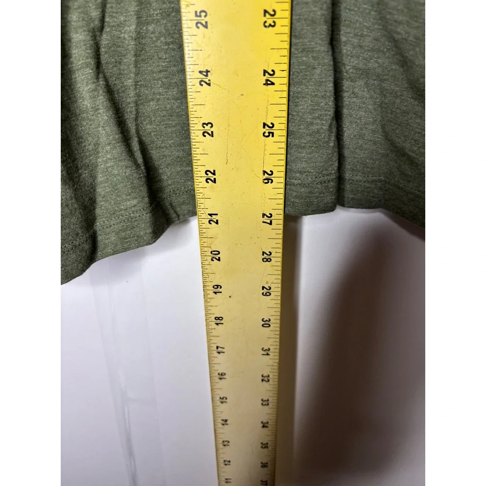 The North Face Mens Long Sleeve Bear Graphic Tee Olive Green‎ Heather Size M